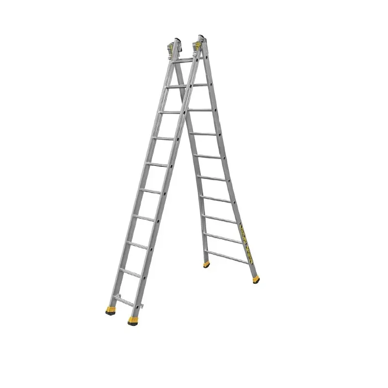 Echelle transformable base évasée 2x7 Haut. accès max. 4,50 m T2