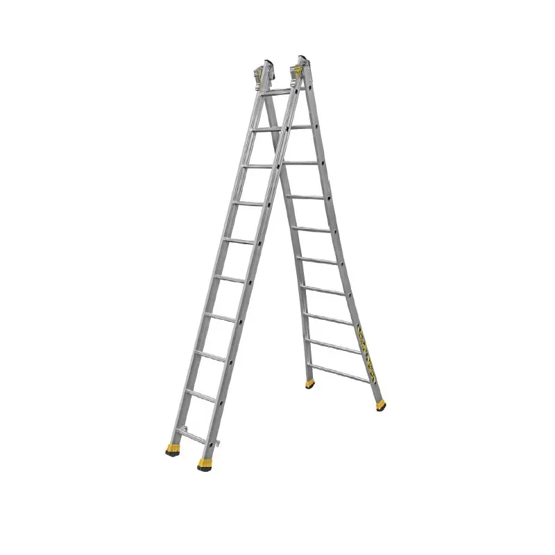 Echelle transformable base évasée 2x8 Haut. accès max. 5,05 m T2