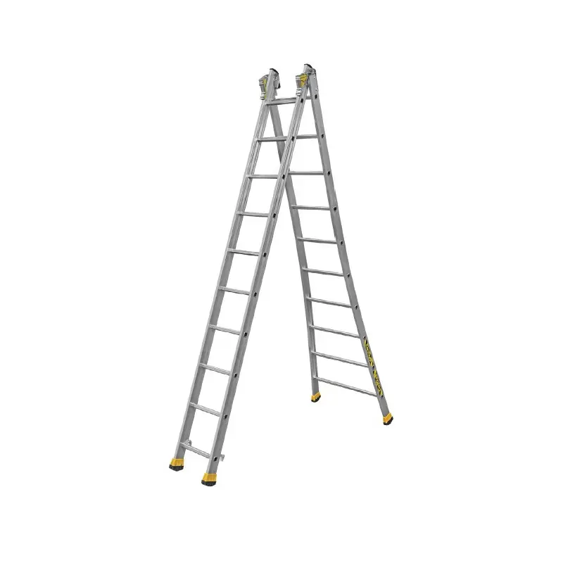 Echelle transformable base évasée 2x14 Haut. accès max. 8,15m T2