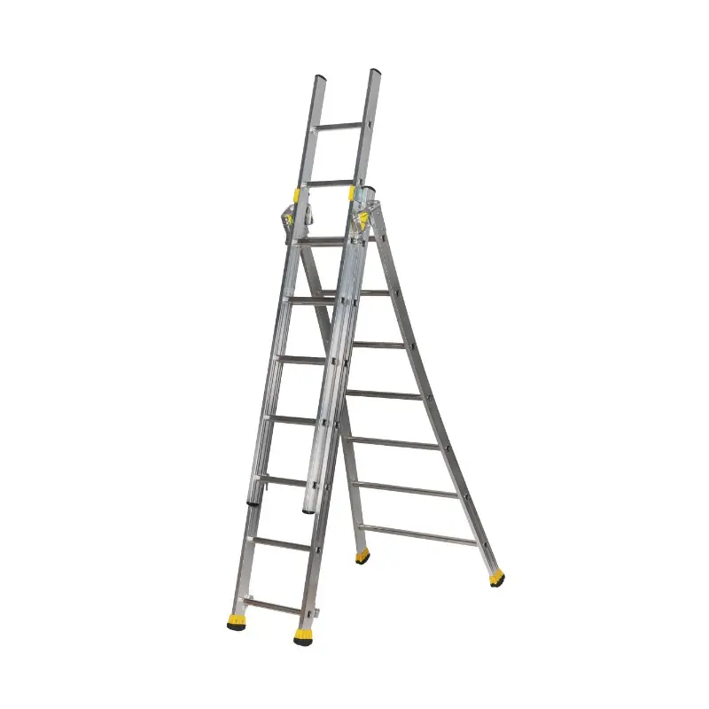 Echelle transformable base évasée 3x8 Haut. accès max. 6,20m T3