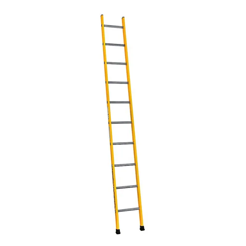Echelle simple acier 12 barreaux 3m50 usage professionnel intensif SA