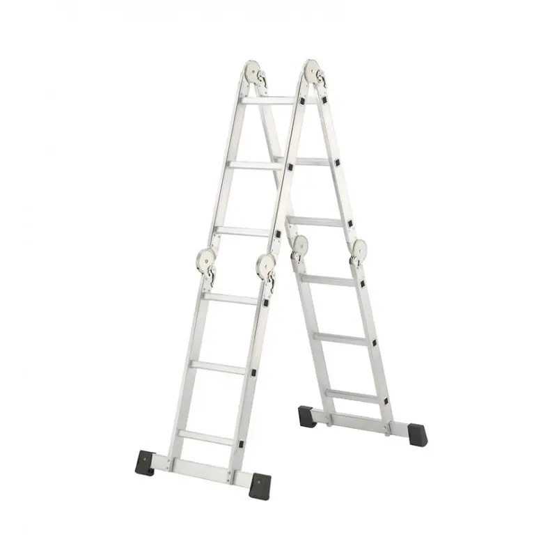 Echelle multifonction articulée 4 positions avec plateforme Hailo
