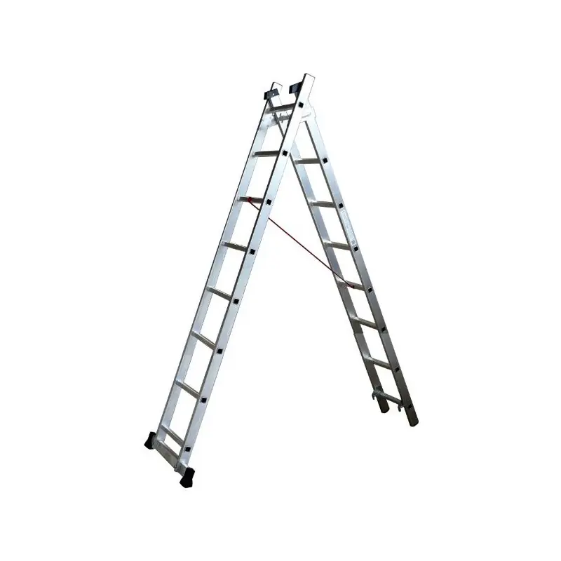 Echelle alu semi-Prole transformable 2x8 Haut travail 462 m Escalux TR