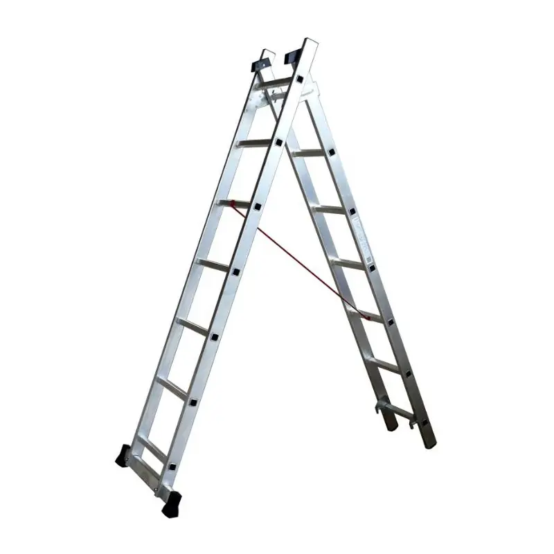 Echelle Aluminium semi-pro transformable 2 x 7 Haut travail 434 m Esca