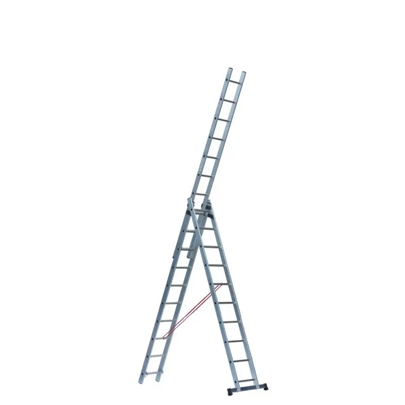 Echelle transformable alu semi-pro 3x10 Ht travail 7.48m TR3 Escalux