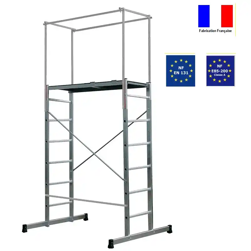 Echafaudage aluminium 150Kg Ht4.1m Escalux