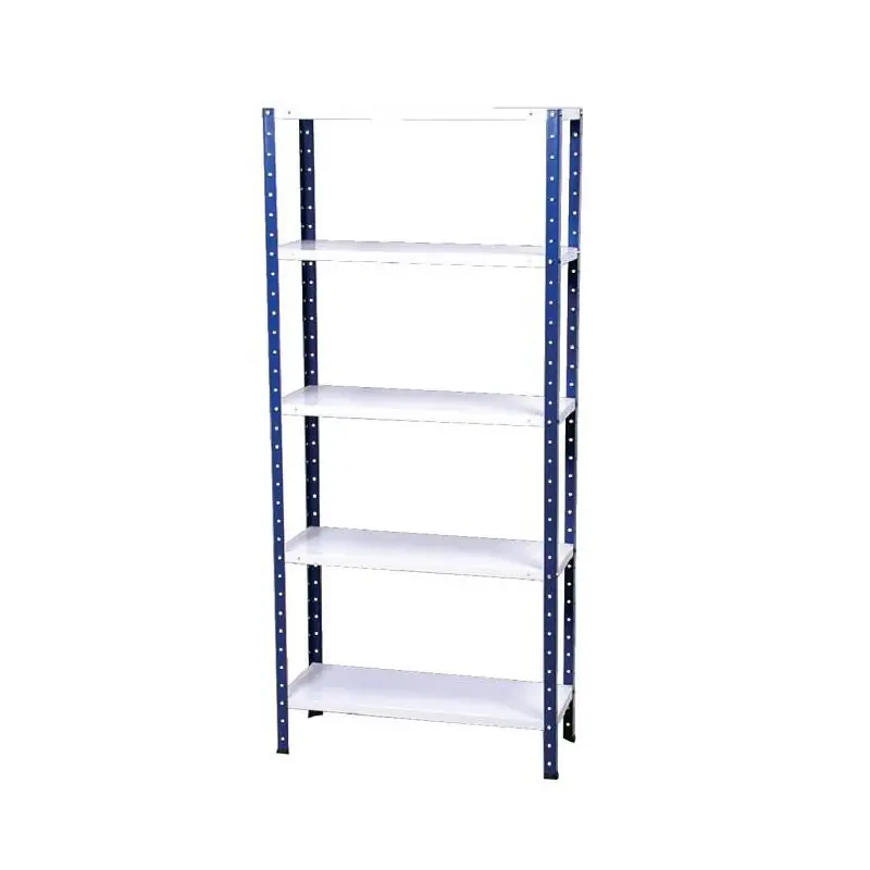 Etagère métal laquée époxy 5 tablettes charge 60 Kg Dim 1800 x 90 x 30