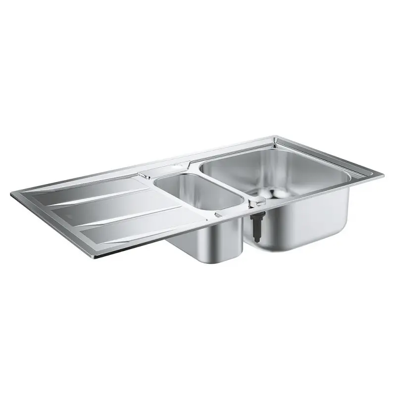 Evier K400 en acier inoxydable 970 x 500 mm à encastrer 31567SD0