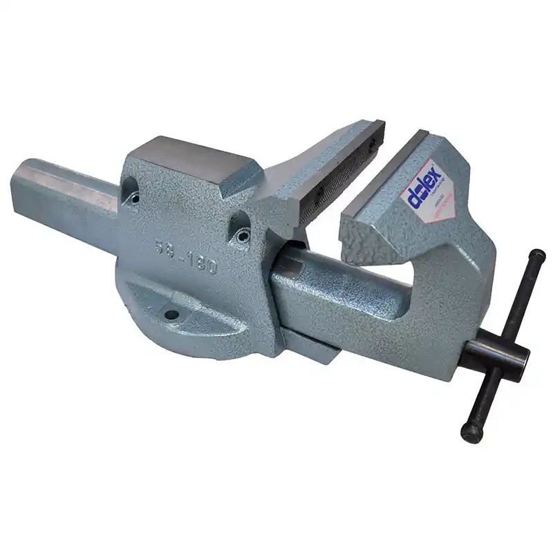 Etau réglable fixe en acier 180 mm ouverture 240 mm série 50