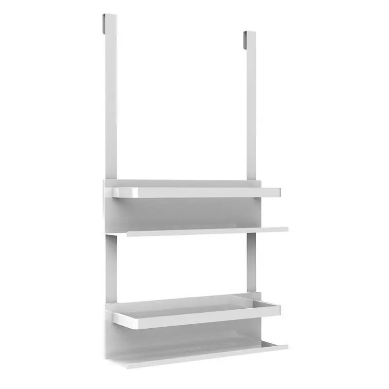 Etagère de douche à suspendre à une paroi Blanc mat 38x70x11 cm LOFT-G