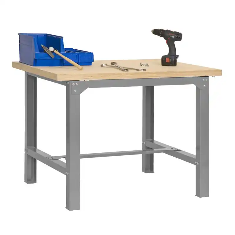 Etabli 865x1500x750mm Gris foncé BT6 PLYWOOD 1500