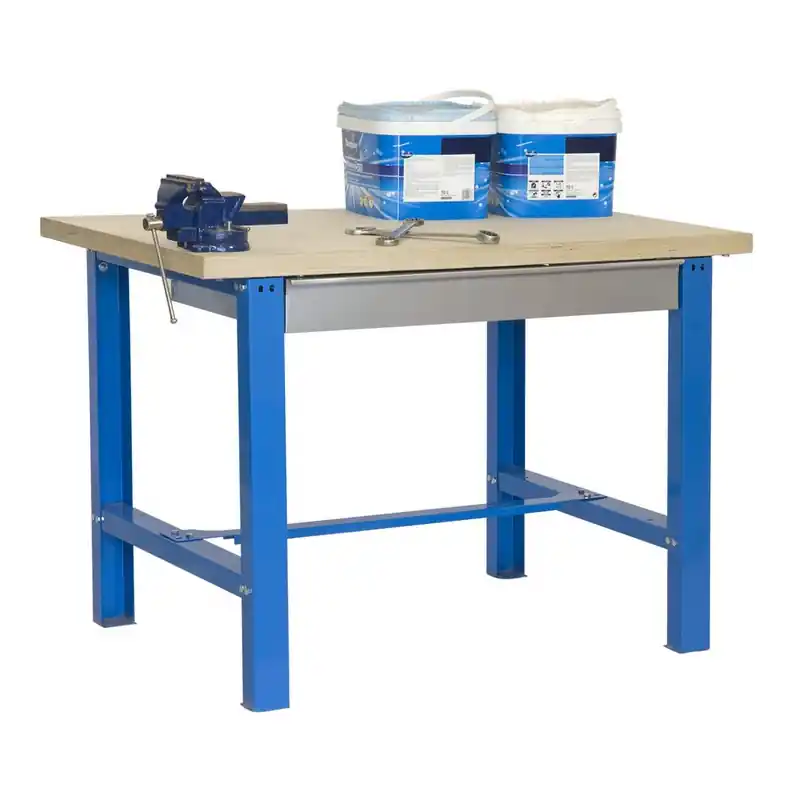 Etabli 865x1200x750mm Bleu BT6 PLYWOOD BOX 1200