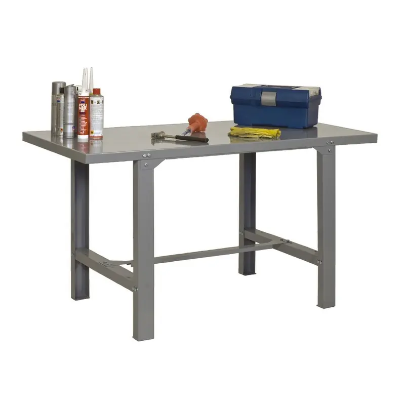 Etabli 830x1500x730mm Gris BT6 METAL 1500