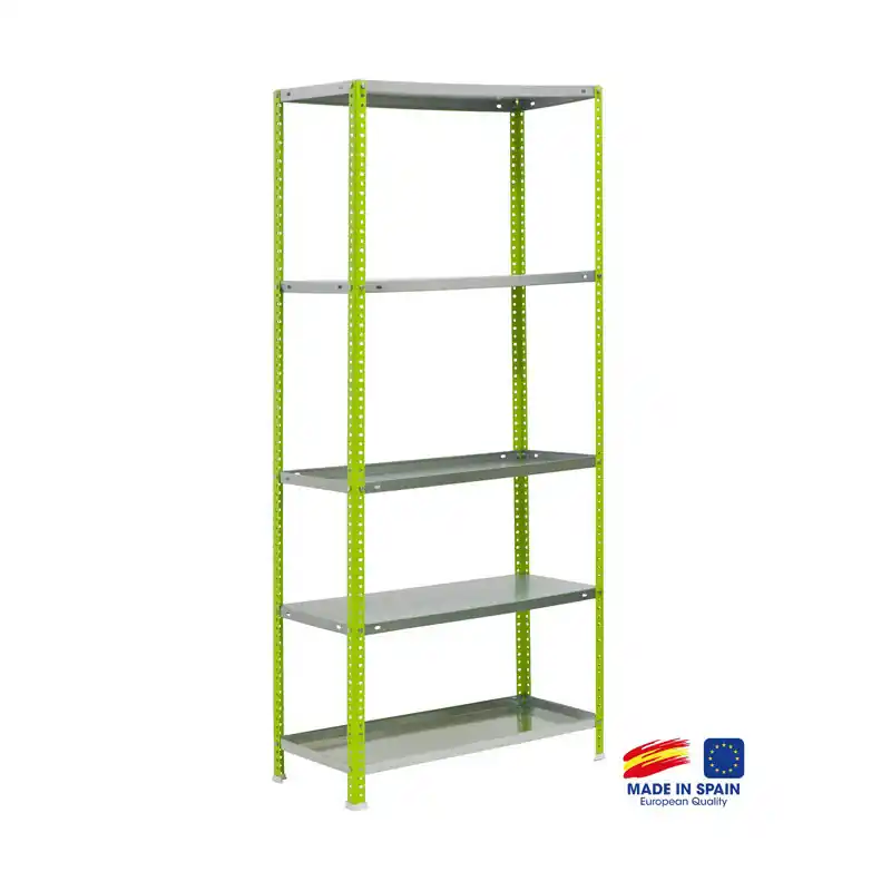 Etagère rangement 1800x900x400mm Vert/Galva charge 100 Kg Comfort Gard