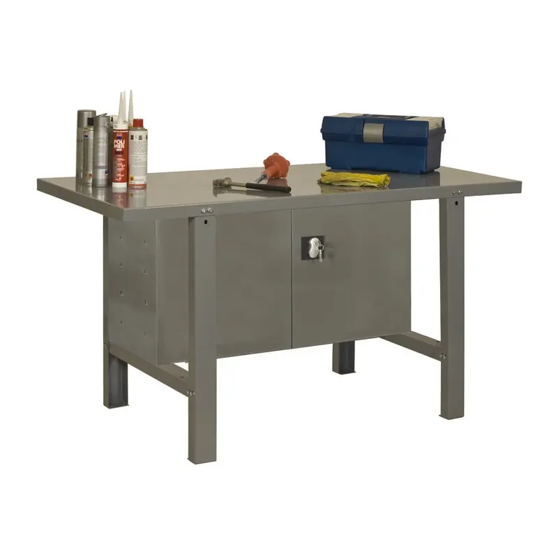 Etabli 830x1200x730mm Gris BT6 METAL LOCKER 1200