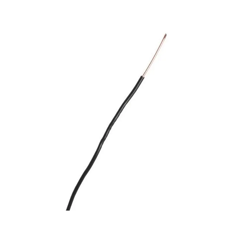 Fil rigide domestique H07 V-U noir 1,5 mm² Diam 3,2 mm