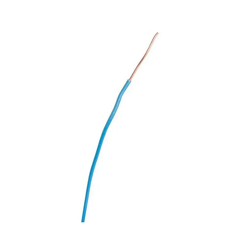 Fil rigide domestique H07 V-U bleu 2,5 mm² Diam 3,9 mm