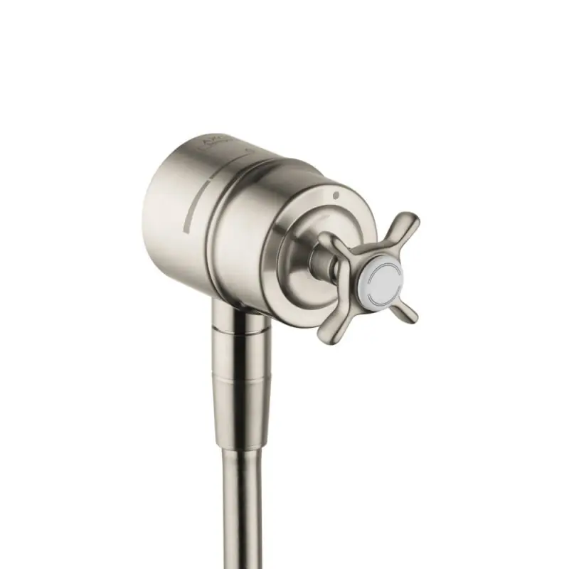 Fixfit Montreux avec robinet d‘arrêt intégré poignée manette nickel br