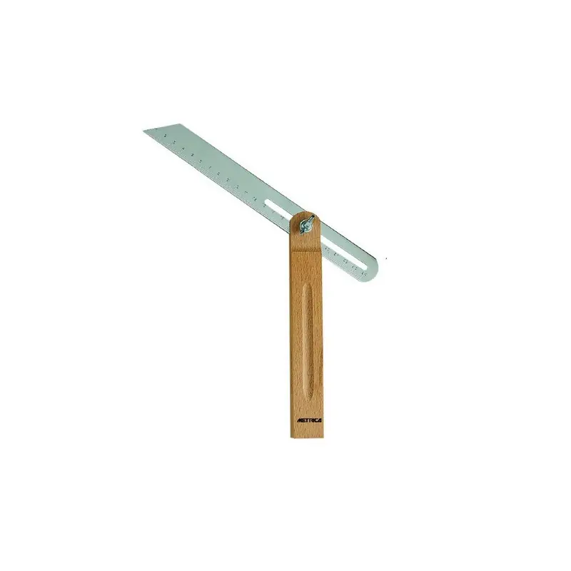 Fausse équerre base bois 69650 réglable 150x250mm Metrica