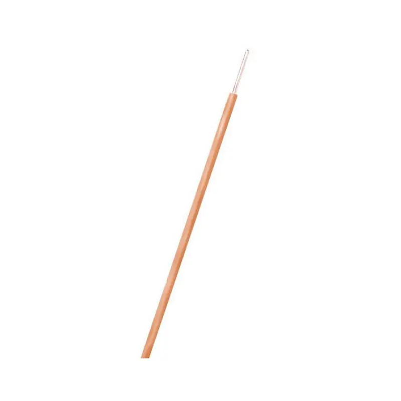 Fil rigide domestique H07 V-U marron Diam 3,2 mm 1,5 mm²