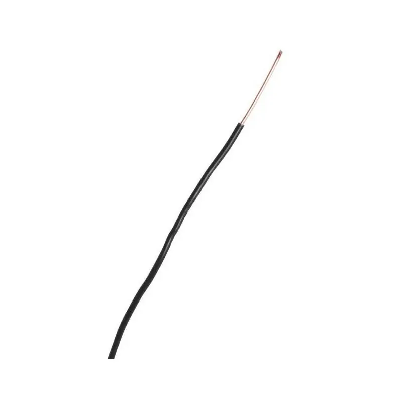 Fil rigide domestique H07 V-U noir 2,5 mm² Diam 3,9 mm