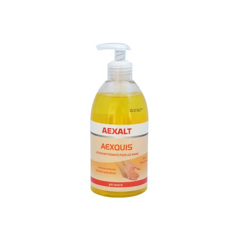 Flacons de 500 ml Lotion nettoyante pour les mains parfum notes boisée