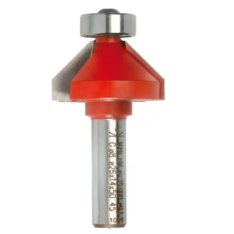 Fraise Affleurer & Chanfreiner Q8xd44xl57xr45°-Guide A Billes