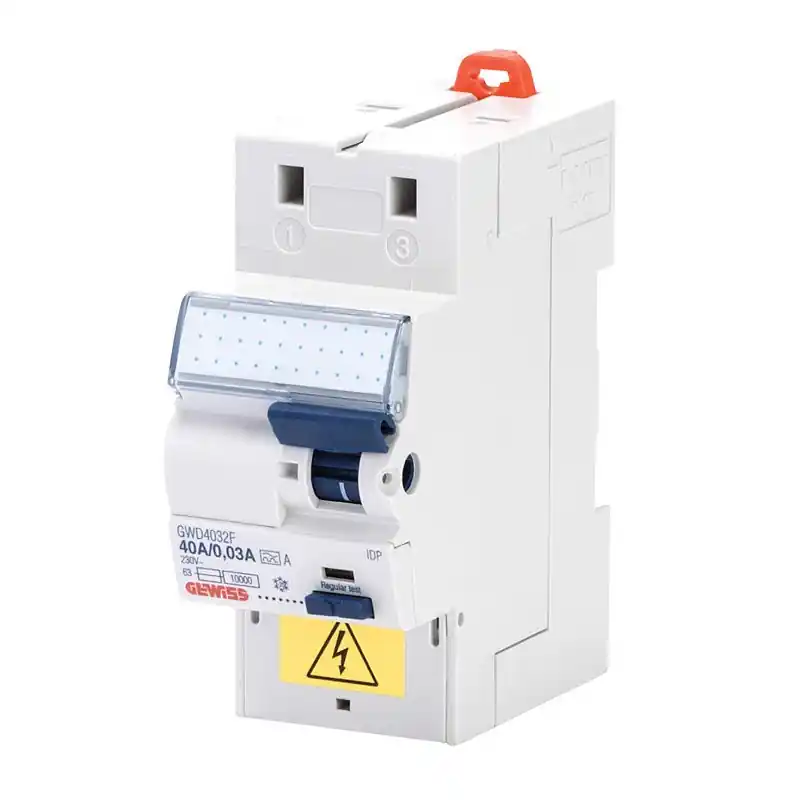 Interrupteur différentiel ID 2P 63A A/0,03 2M FIXMATIC