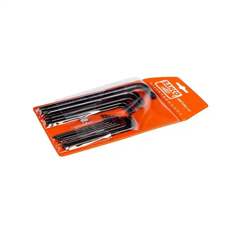 Jeu de 13 clés mâles brunies Torx T6-T50 finition phosphatée 1995TORX/