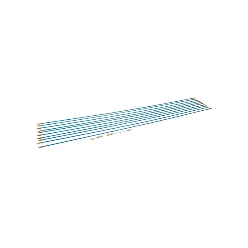Jeu 13 pièces de baguettes tire-fils 10 x 1 m