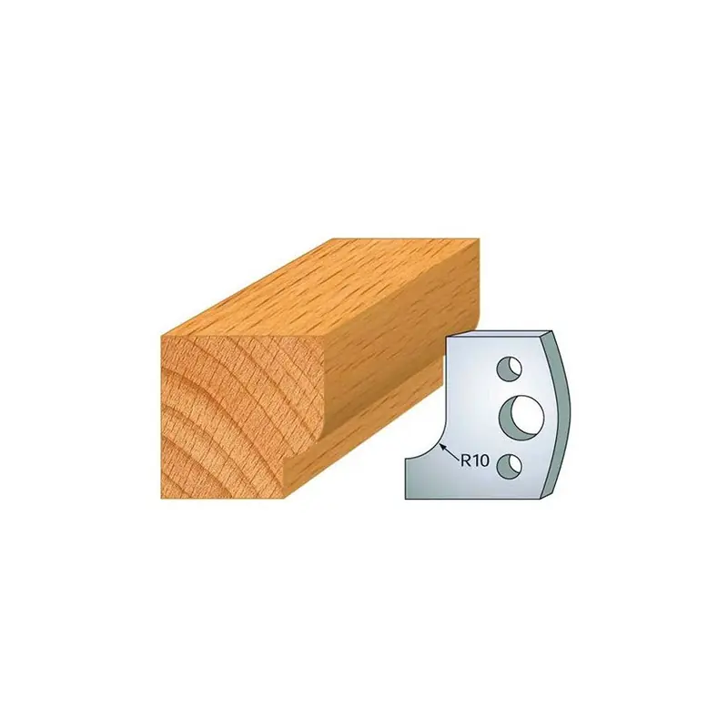 Jeu de 2 fers profilés acier Ht.40 mm N°013