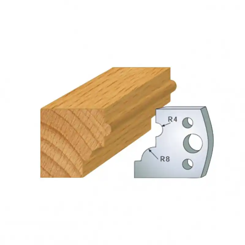 Jeu de 2 fers profilés acier Ht.40 mm N°024