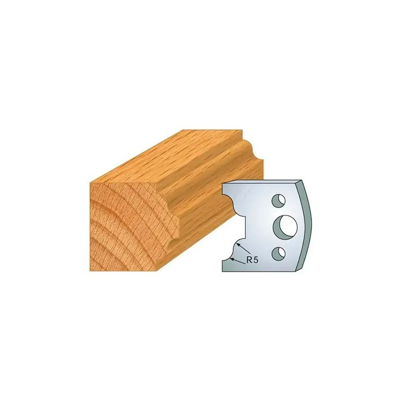 Jeu de 2 fers profilés acier Ht.40 mm N°025