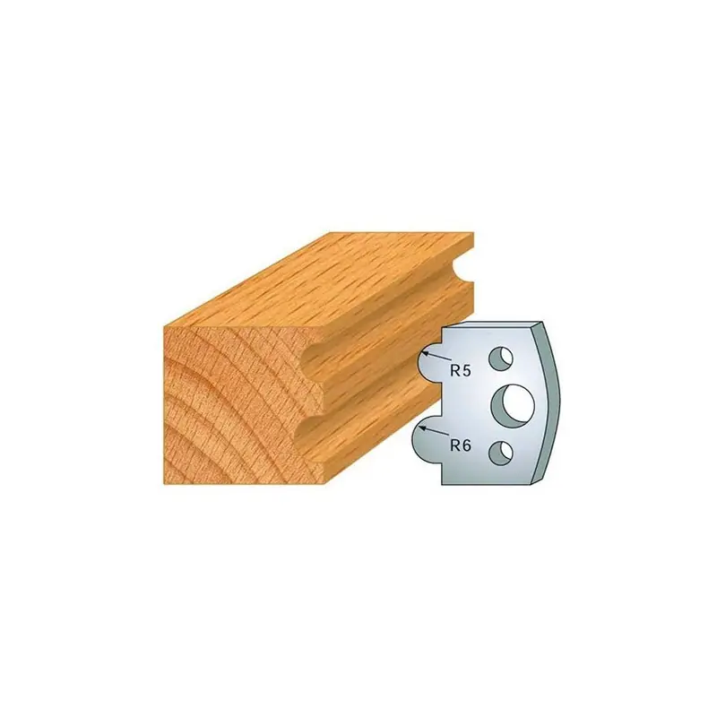Jeu de 2 fers profilés acier Ht.40 mm N°030