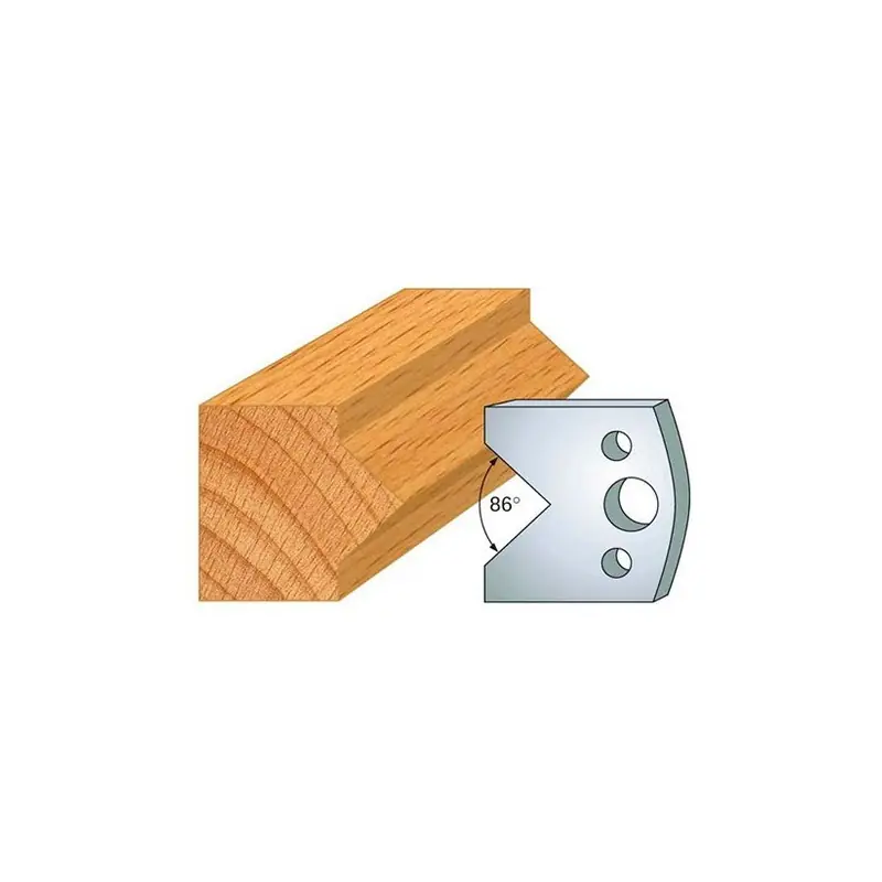 Jeu de 2 fers profilés acier Ht.40 mm N°034