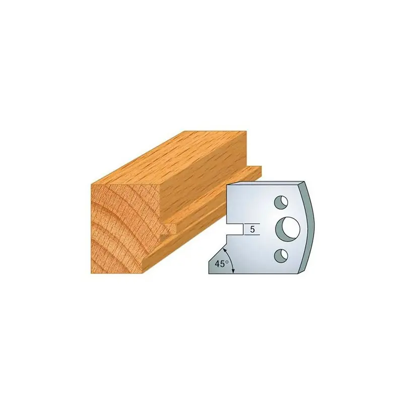 Jeu de 2 fers profilés acier Ht.40 mm N°083