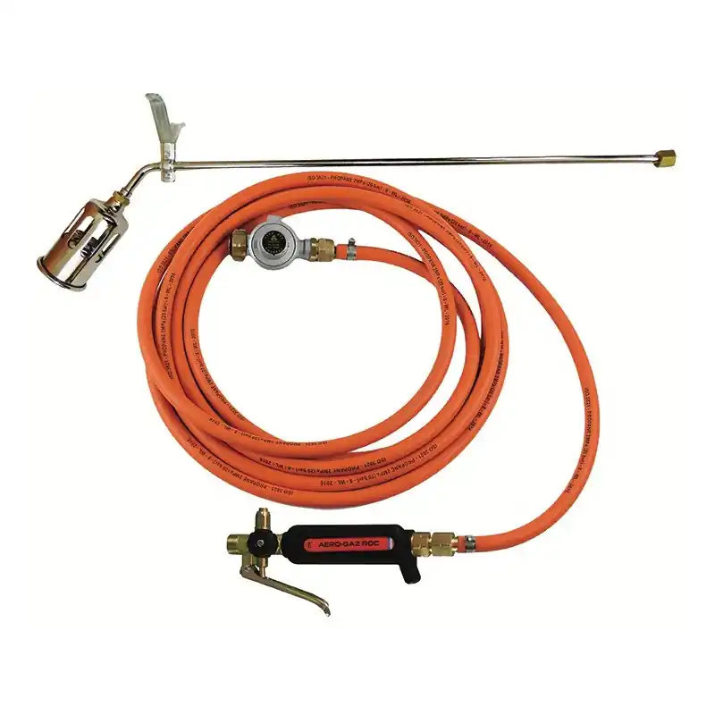Kit étancheur inox avec lance 500mm et tuyau propane 5m