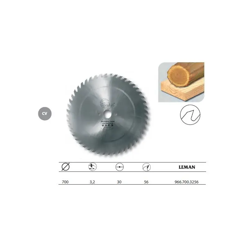 Lame Acier 700x3.2x30 56 Denture Crochet