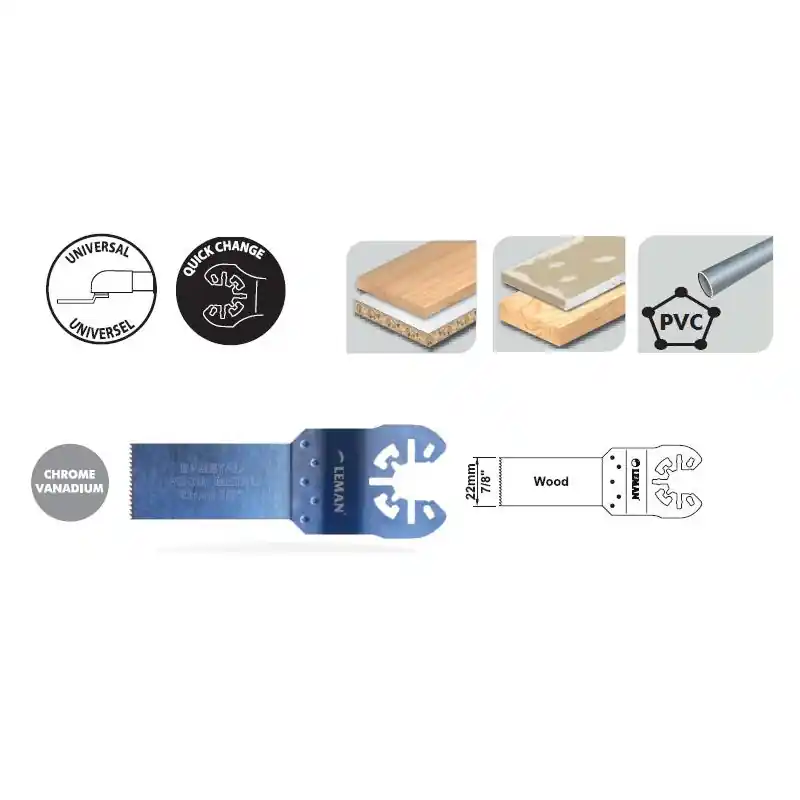 Lame de scie plongeante chrome vanadium 22 mm 4002.01