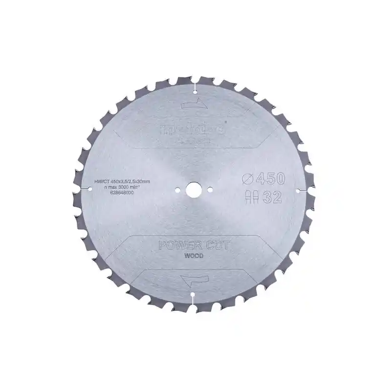 Lame de scie circulaire «power cut wood» classic 450x30x35 mm 32 dents