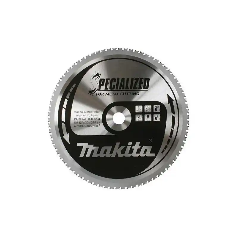 Lame carbure "Specialized" Tôles minces Diam 305 mm B-09793