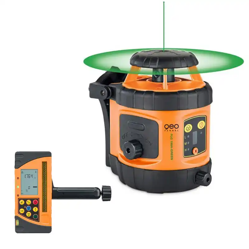 Laser rotatif FLG 190A-GREEN avec cellule de réception FR-DIST 30