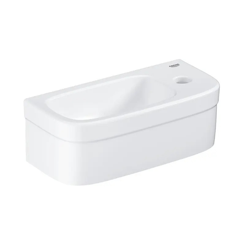 Lave-mains 37x18 cm Blanc alpin Euro Ceramic 39327000