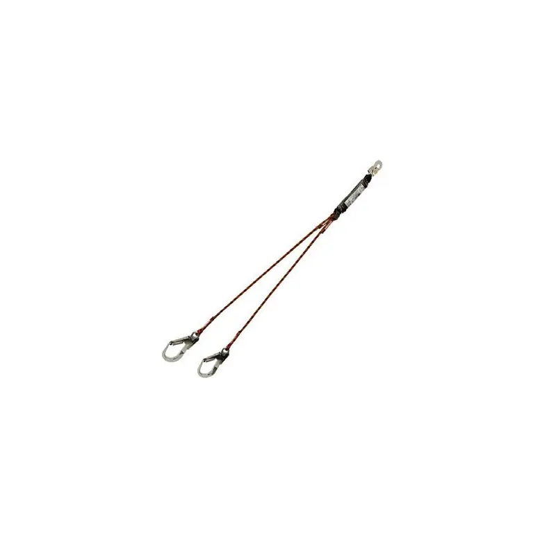 Longe corde avec absorbeur d‘énergie double 1 m