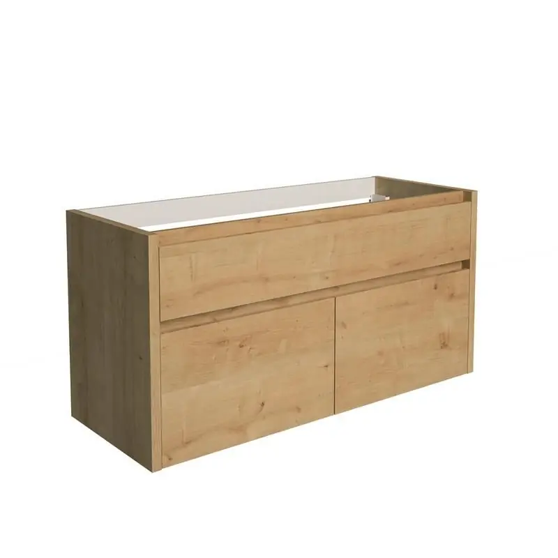 Meuble sous-plan 120 cm couleur chêne arlington 3 tiroirs ASTON