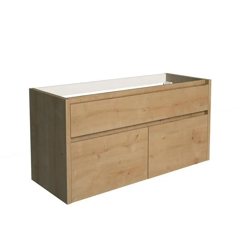 Meuble sous-plan 120 cm couleur chêne arlington 1 tiroir 2 portes ASTO