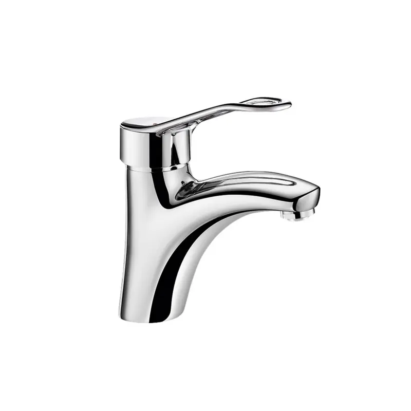 Mitigeur de lavabo SECURITHERM EP sans tirette manette ajourée H85 L13