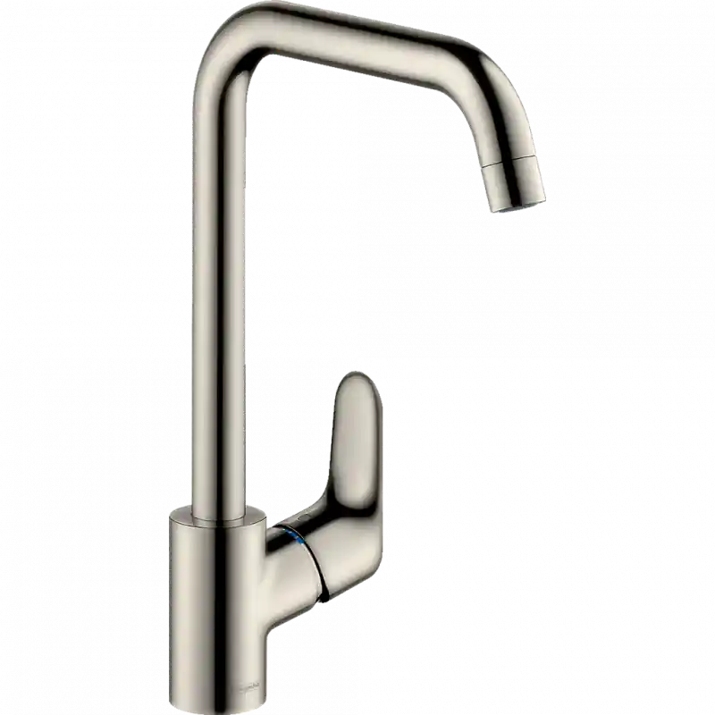 Mitigeur de cuisine 260 1 jet finition aspect acier inox Focus M41 318