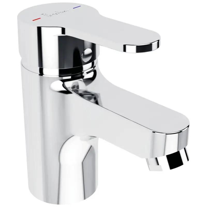 Mitigeur lavabo monotrou C2 vidage bonde polypropylène H 130 mm chrome