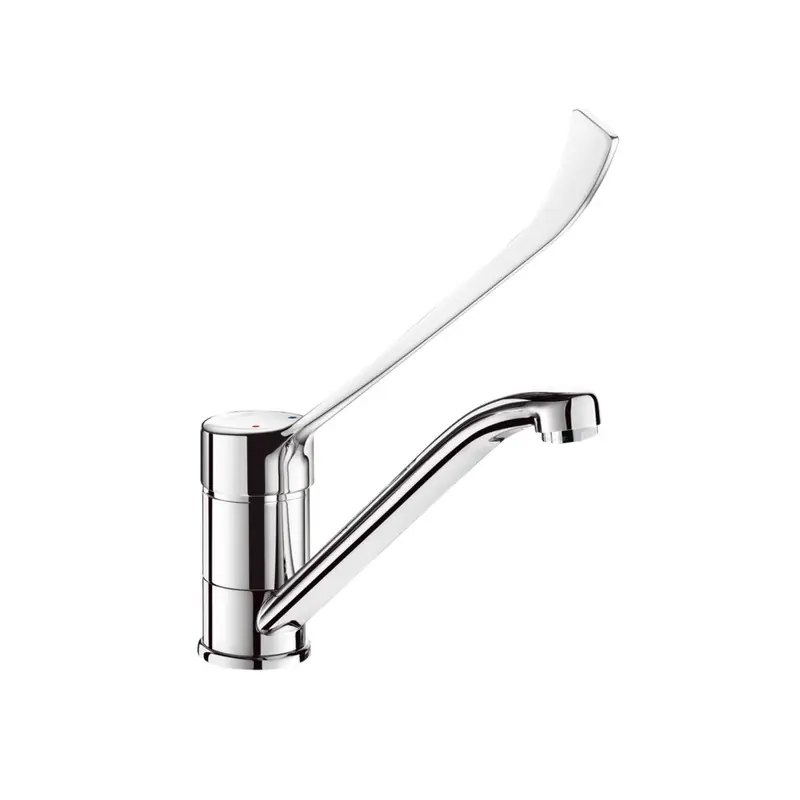 Mitigeur mécanique d‘évier ou auge bec orientable H145 L220mm levier H